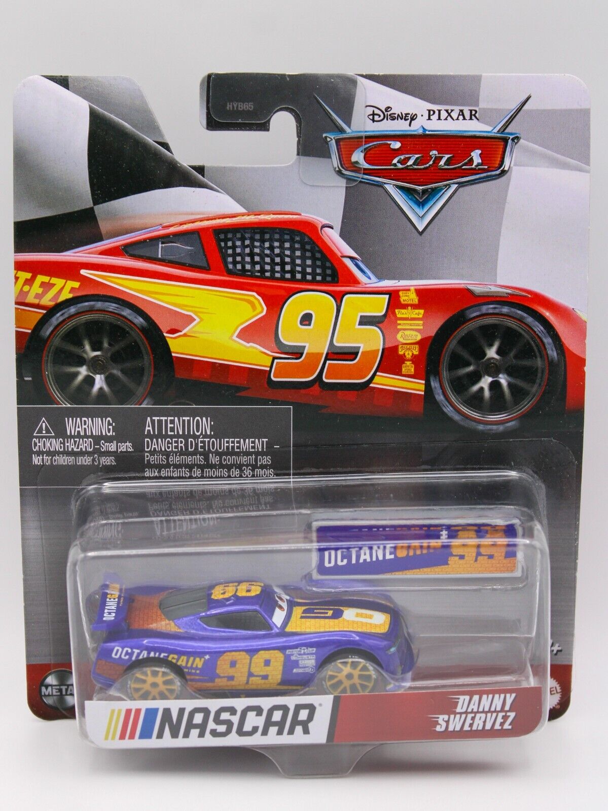 Disney Pixar Cars NASCAR Danny Swervez #99 (Daniel Suarez) 1/55 Scale NIB