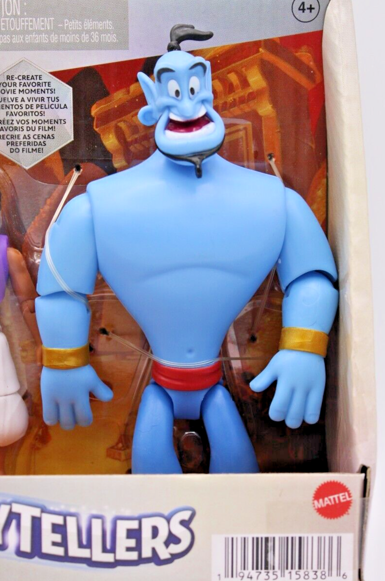 Disney 100 Storytellers Aladdin, Genie, Carpet Figures Cave of Wonders 3 Pack