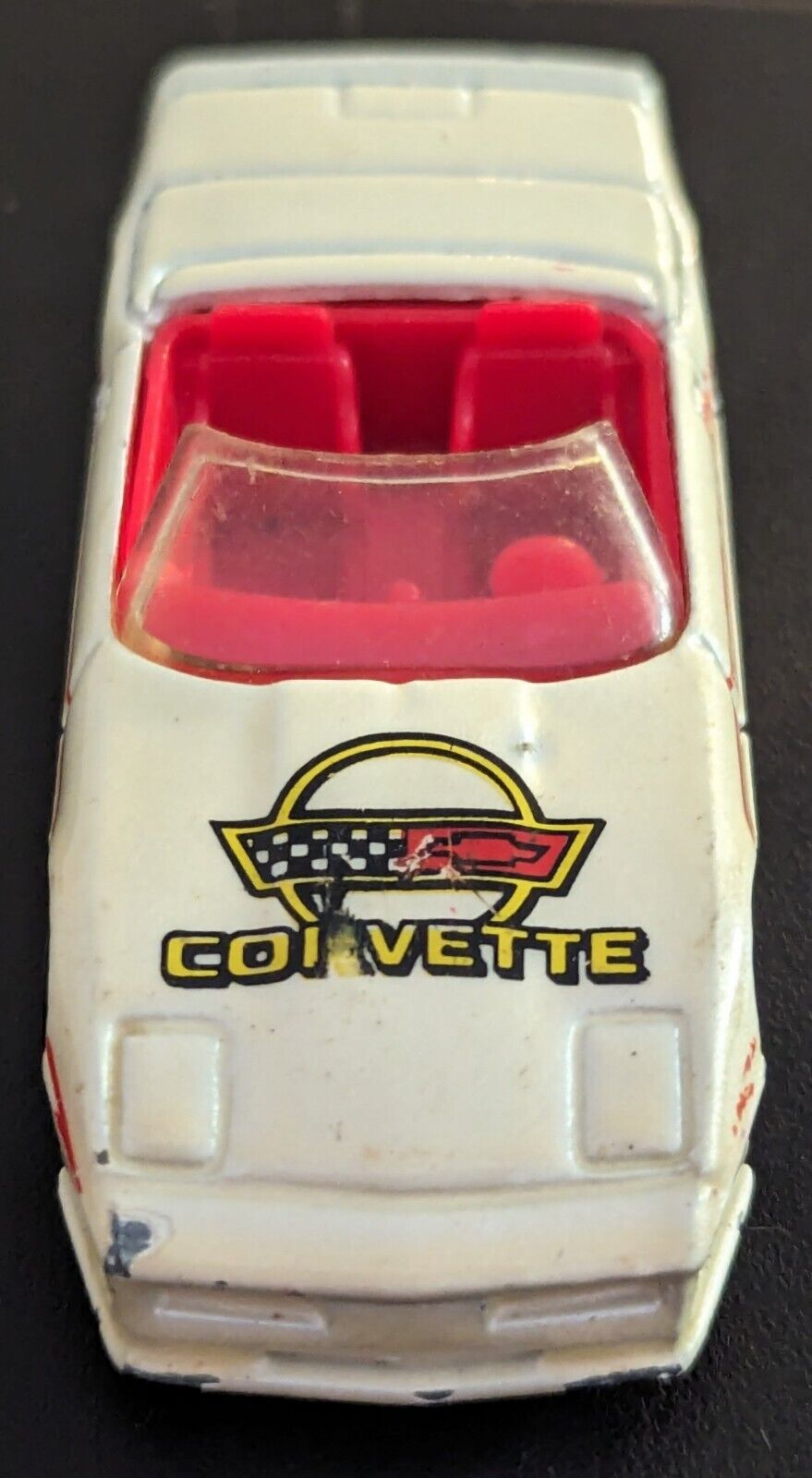 Hot Wheels Corvette Custom White Ultra Hots 1988  Loose Gently Played With