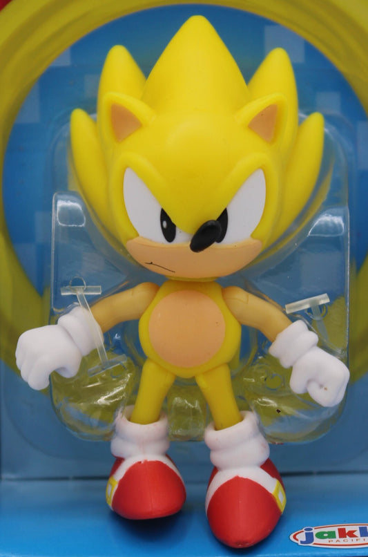 Sonic Hedgehog Classic Super Sonic 2.5 Inch Scale Action Figure Jakks Pacific