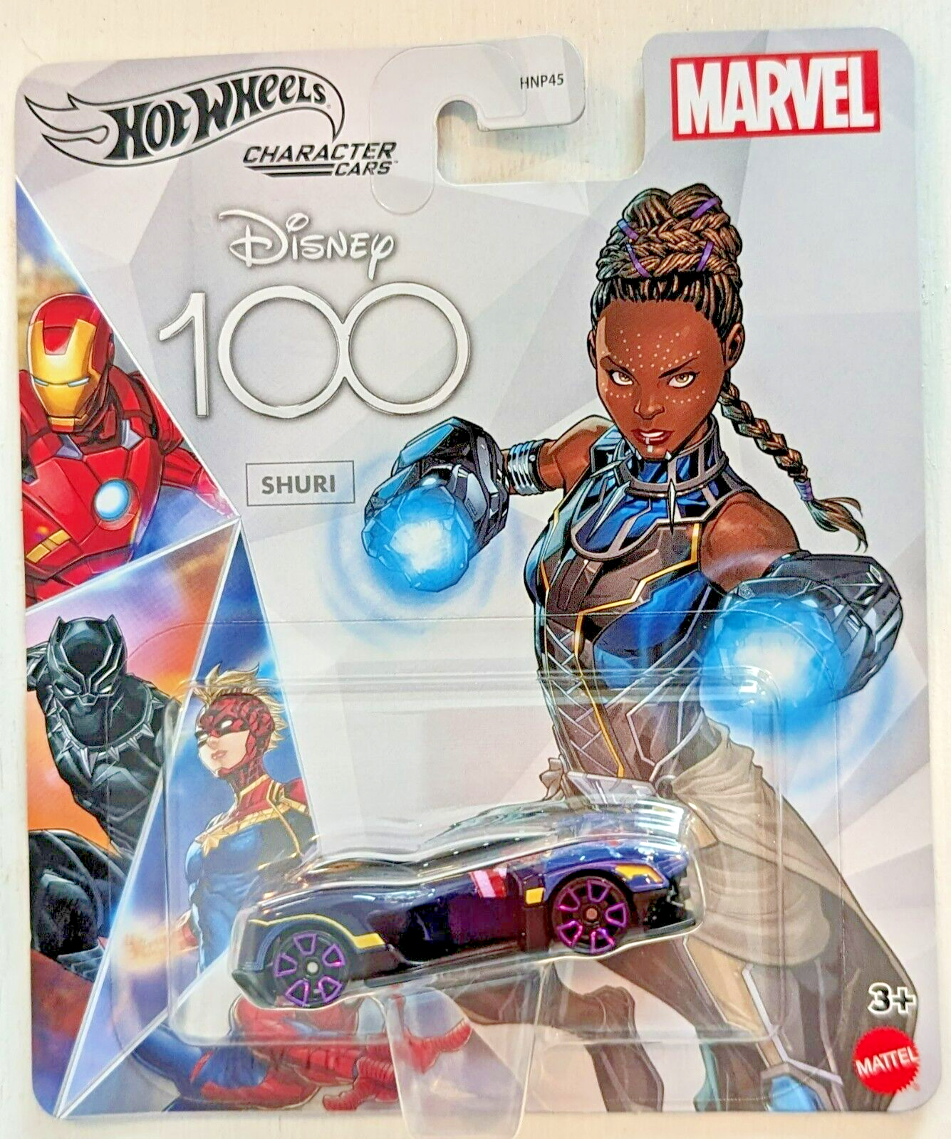 Hot Wheels Pixar Disney 100 Years Black Panther Character Car - Shuri