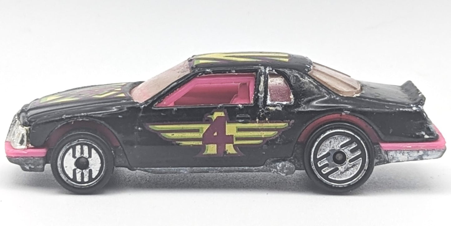 1993 Vintage Hot Wheels '81 Thunder Burner -Black & Pink Die-cast Toy #4
