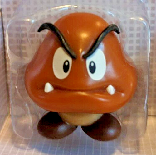 World Of Nintendo Super Mario Goomba 2.5” Figure Checklane Packaging