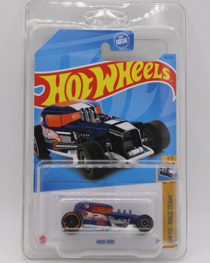 2023 Hot Wheels Treasure Hunt 111/250 HW 55 Race Team 4/5 Mod Rod Blue 