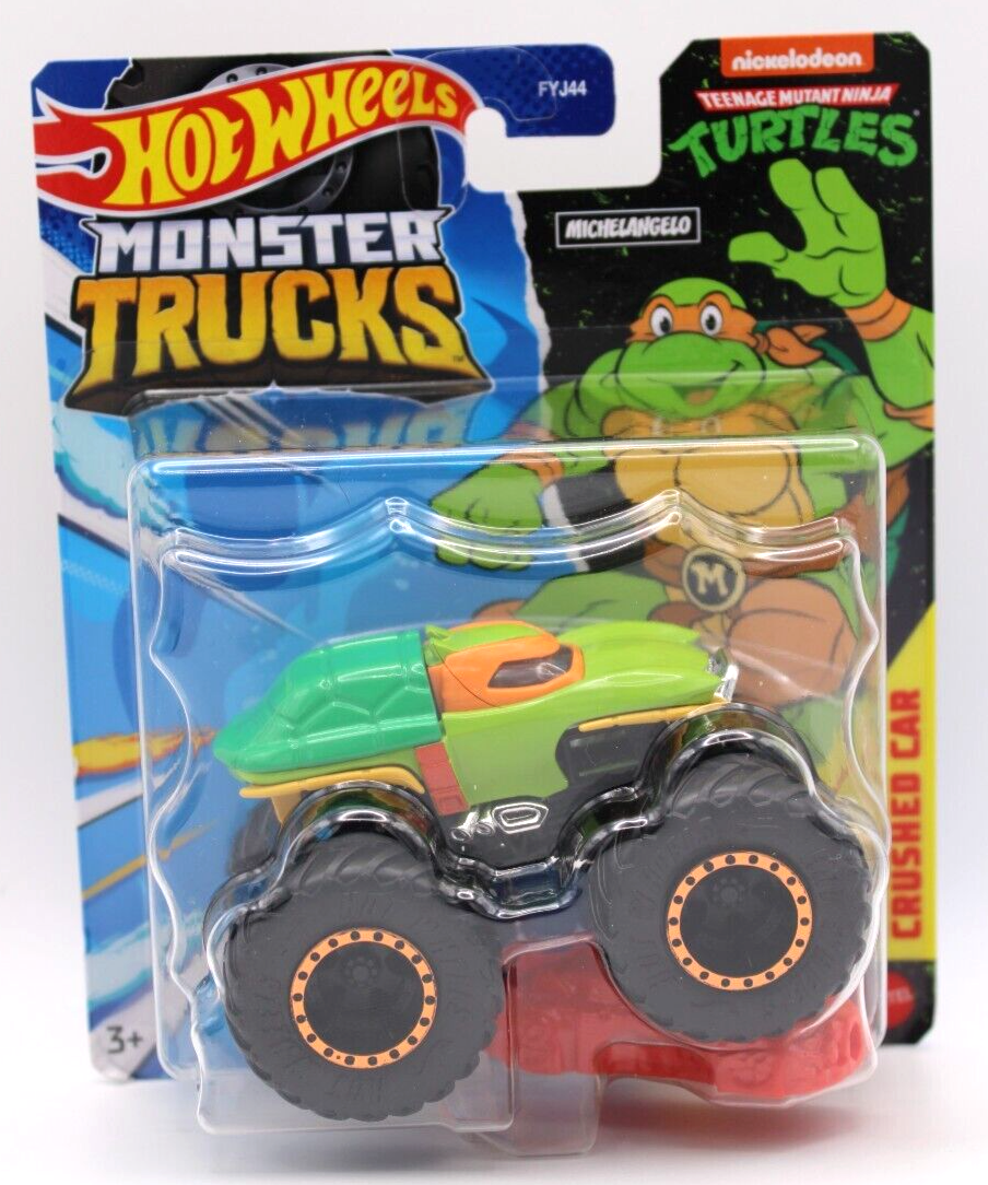 Hot Wheels 2024 Monster Trucks Teenage Mutant Ninja Turtles Michelangelo 1:64th