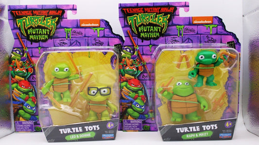 Teenage Mutant Ninja Turtles Mutant Mayhem Turtle Tots Raph Mikey Leo Donnie