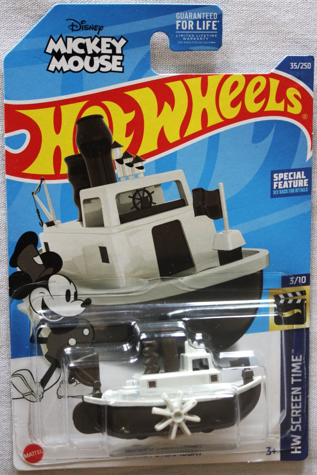 Hot Wheels Disney Steamboat 35/250 2022 HW Screen Time 3/10