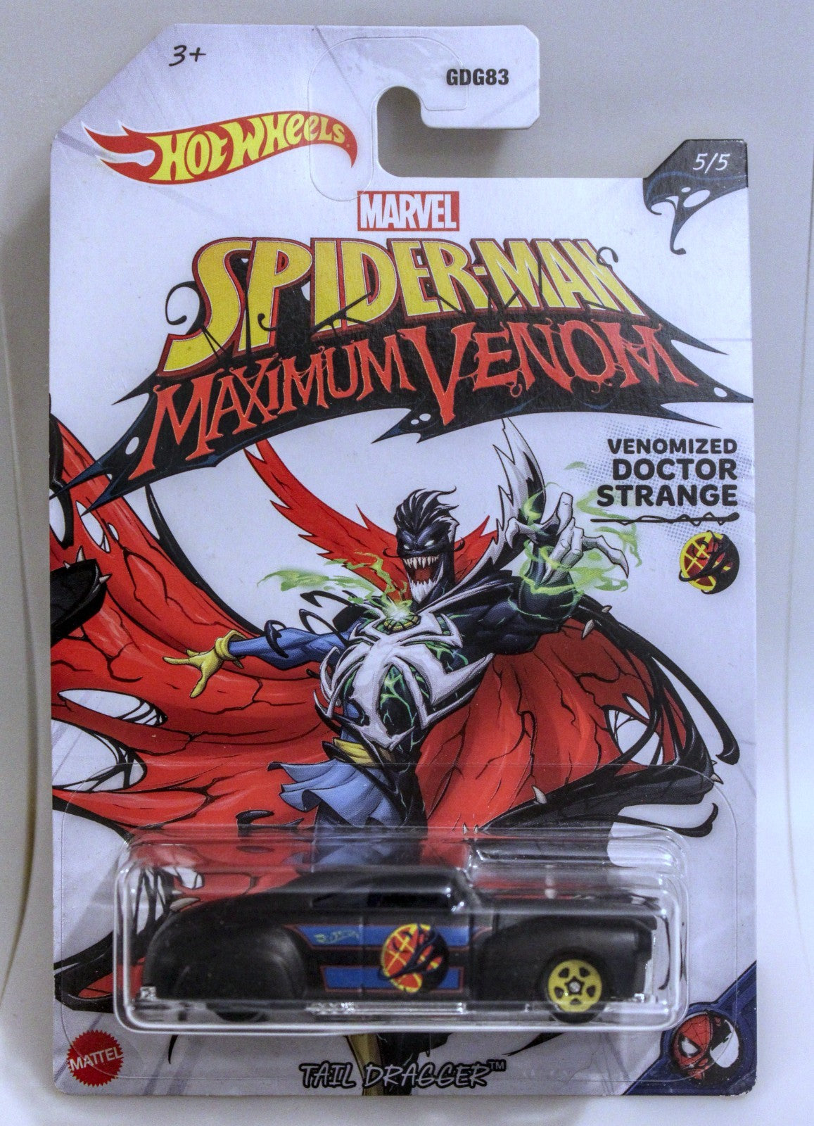 Hot Wheels SpiderMan Maximum Venom 3/5 Captain America 4/5 Groot  5/5 Dr Strange