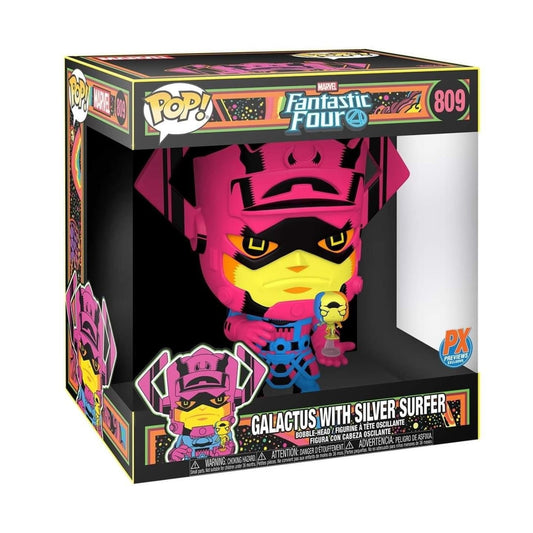 Galactus with Silver Surfer Funko Pop Marvel Black Light Vinyl Figure 809