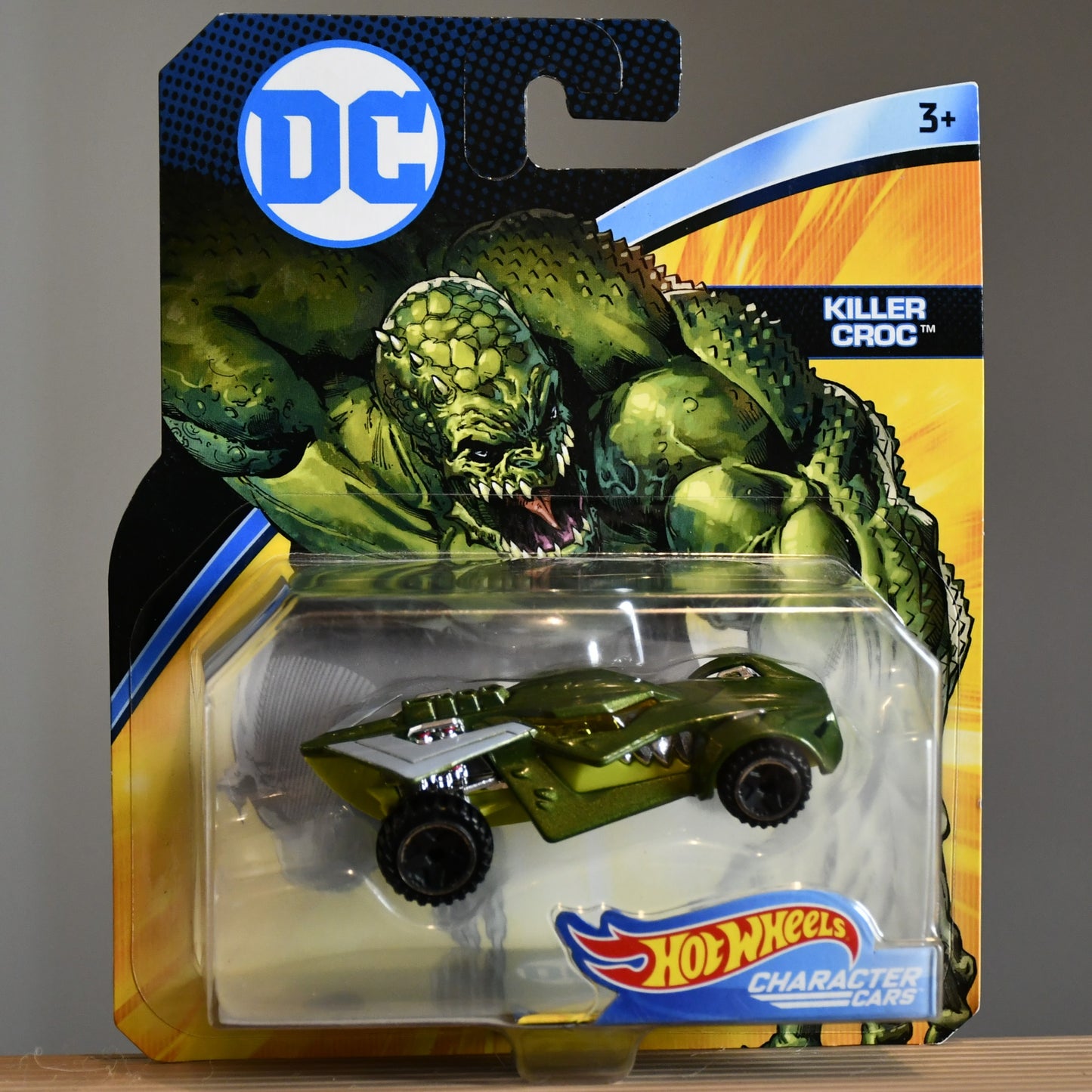 3 Batman Villains Hot Wheels 2016 DC Comics - Mr. Freeze Killer Croc Deadshot