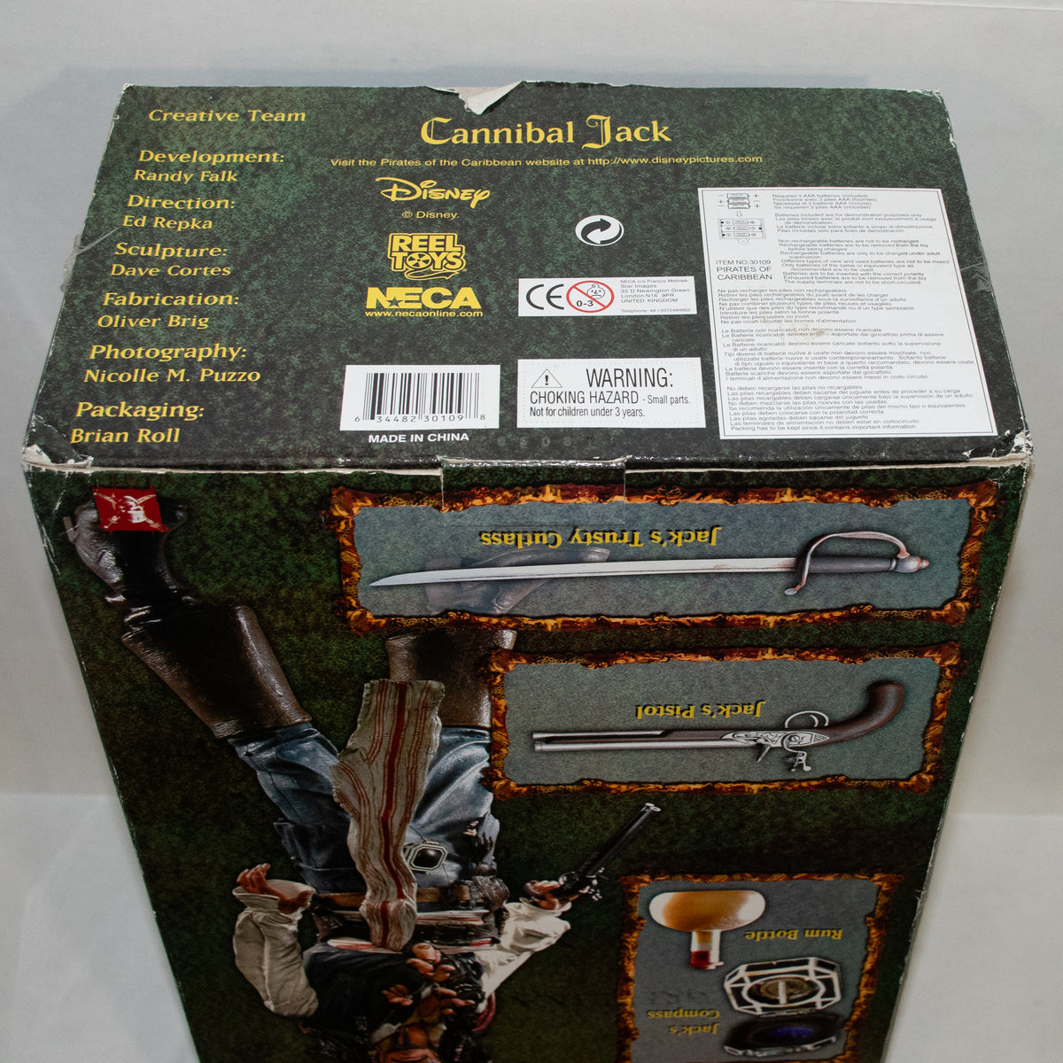 18 Inch Motion Activated Sound Cannibal Jack Pirates of the Caribbean: Dead Man's Chest