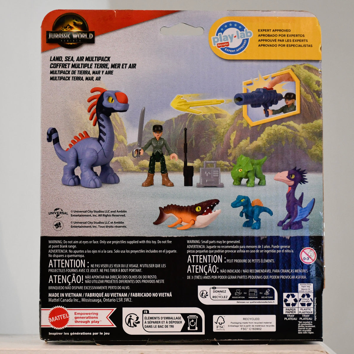 Fisher-Price Imaginext Jurassic World Rebirth 6 Piece Figure Set