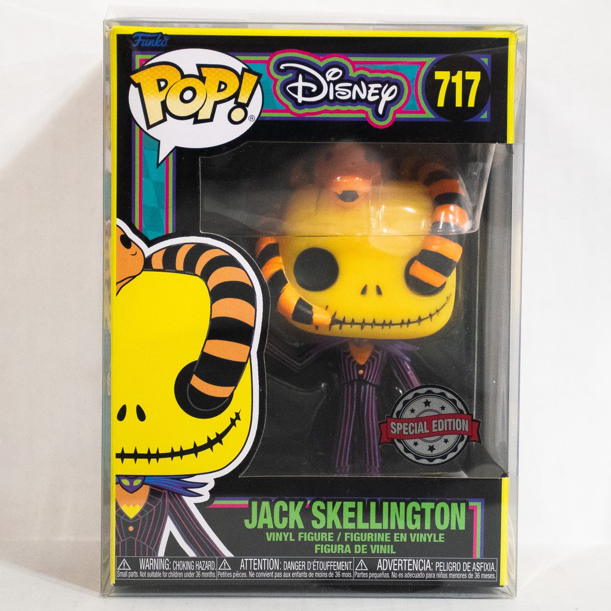 Funko Pop! Nightmare Before Christmas Blacklight Set Of 8 Tim Burton Jack Sally