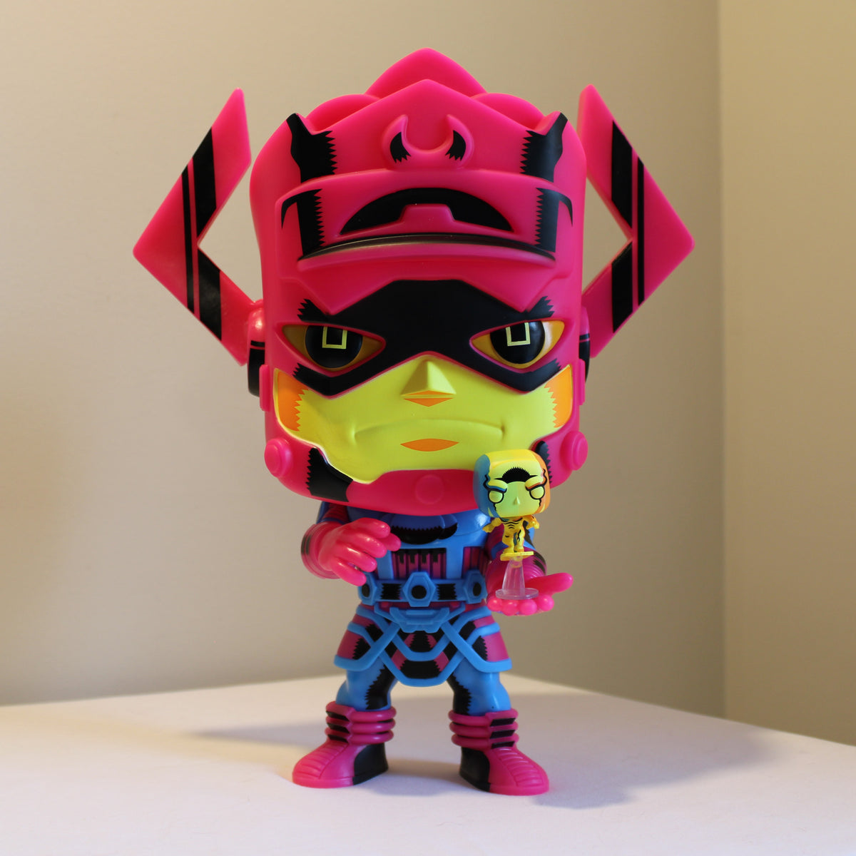 Galactus with Silver Surfer Funko Pop Marvel Black Light Vinyl Figure 809