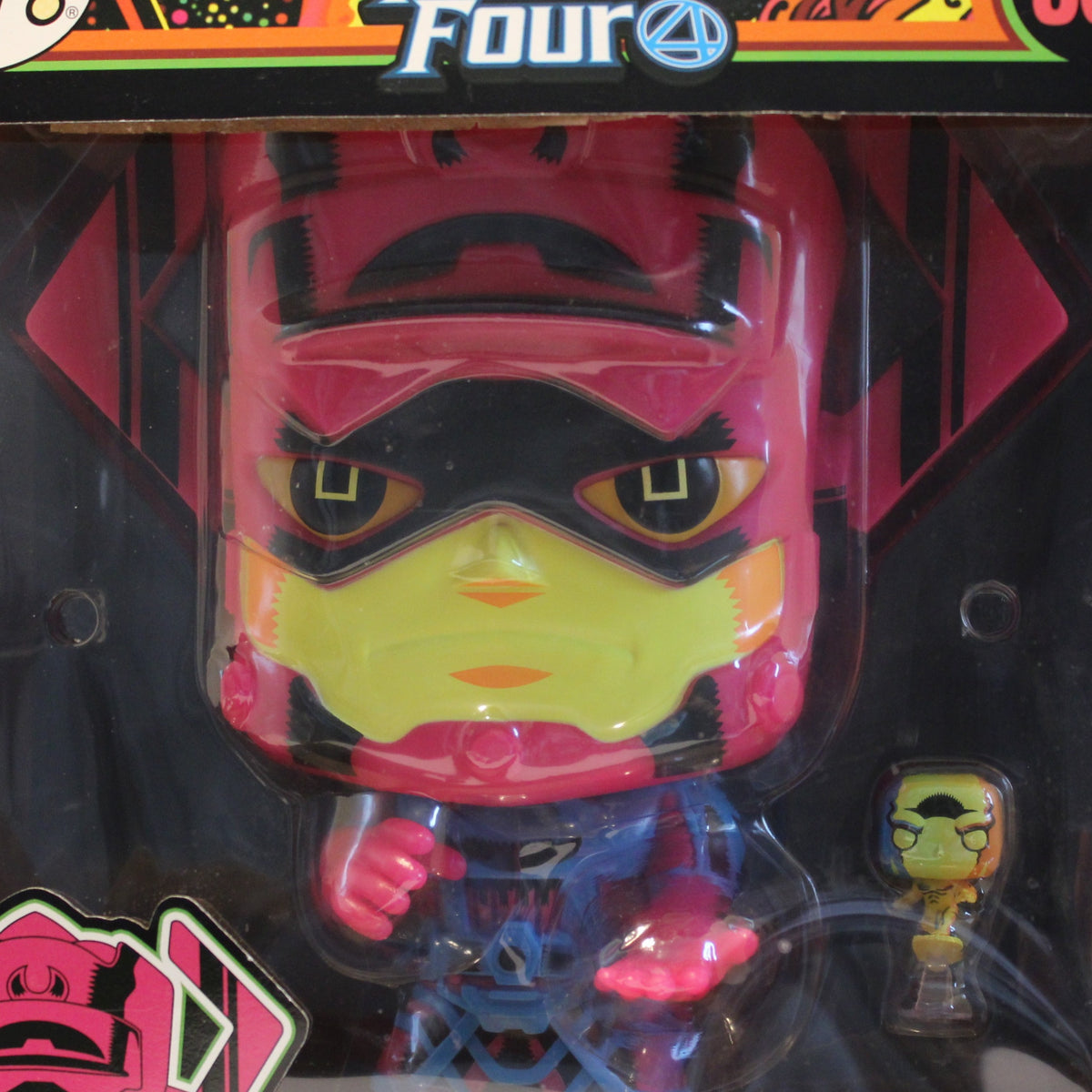 Galactus with Silver Surfer Funko Pop Marvel Black Light Vinyl Figure 809