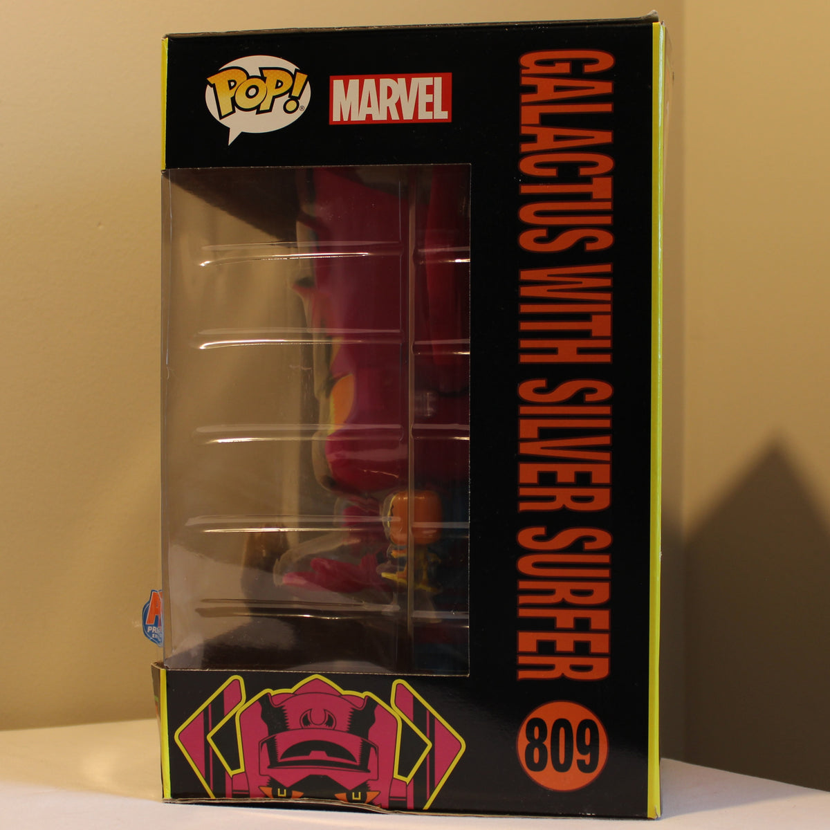 Galactus with Silver Surfer Funko Pop Marvel Black Light Vinyl Figure 809