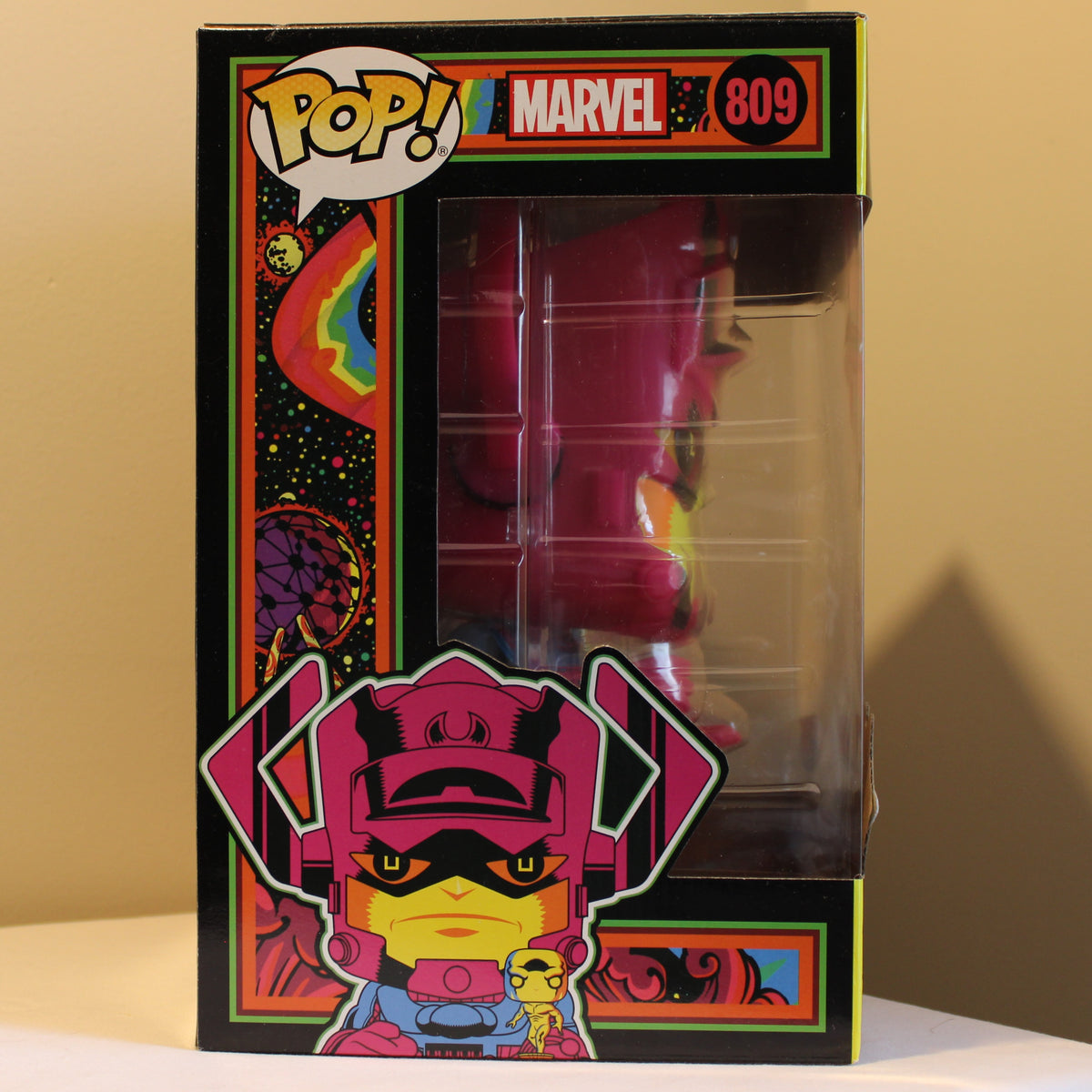 Galactus with Silver Surfer Funko Pop Marvel Black Light Vinyl Figure 809