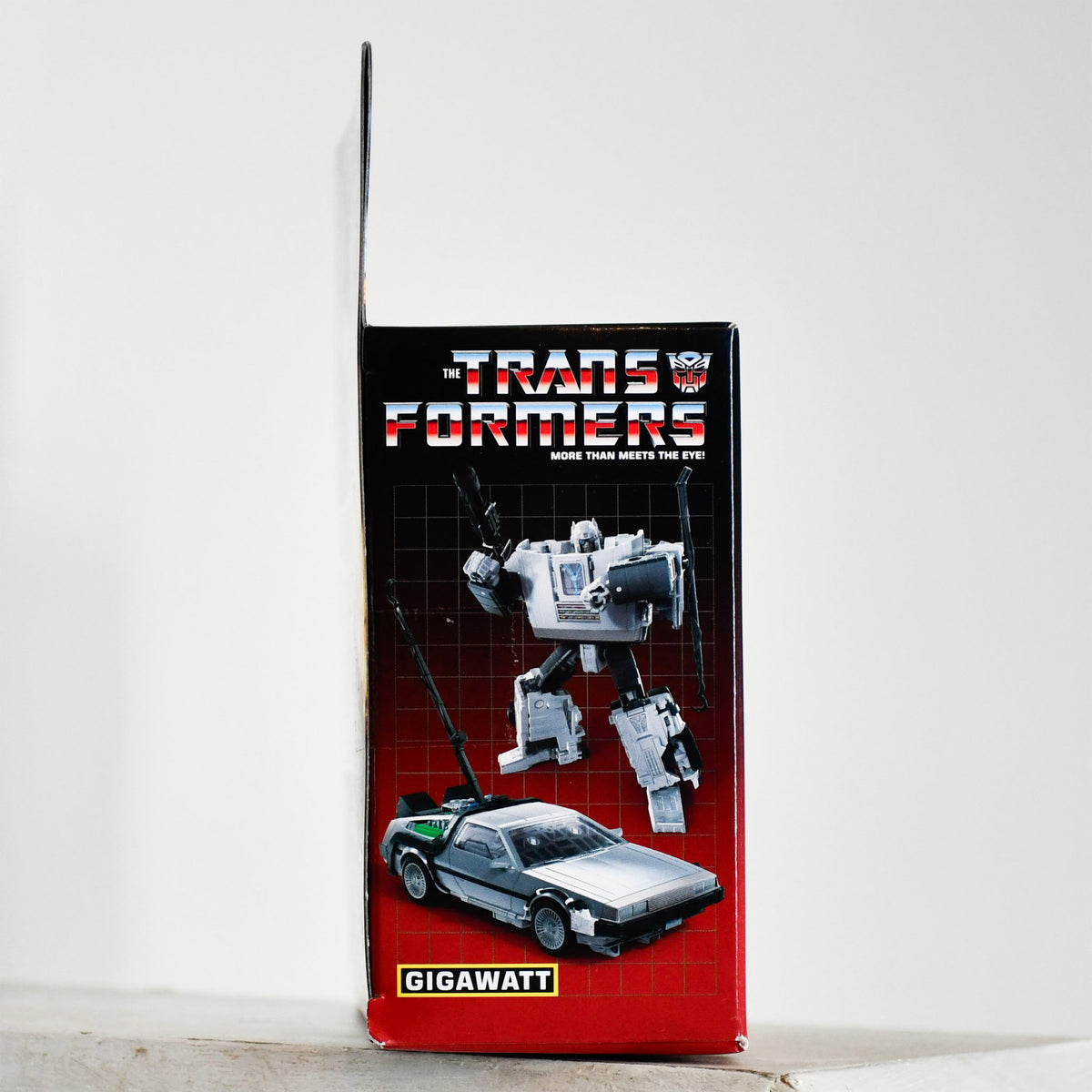 Hasbro Transformers Back to the Future 40th Anniversary Gigawatt Delorean Figure