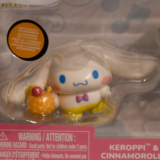 Hello Kitty Friends Keroppi & Cinnamoroll Tropical Party Series 3 Figure 2 Pack