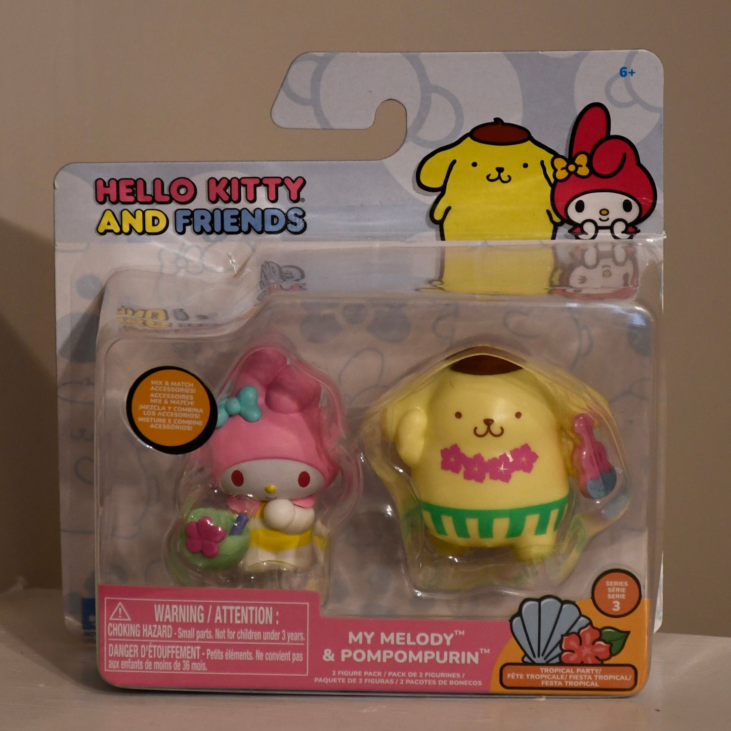 Hello Kitty Friends Keroppi & Cinnamoroll Tropical Party Series 3 Figure 2 Pack