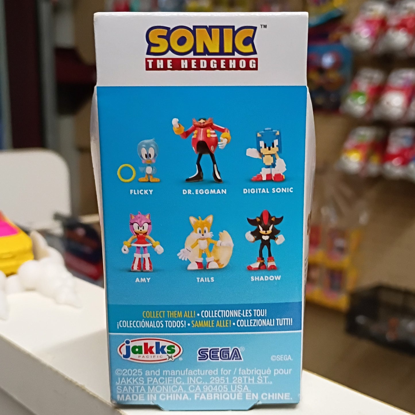 Sonic the Hedgehog Flicky w/ Ring 2.5 Inch Checklane Jakks Pacific Action Figure