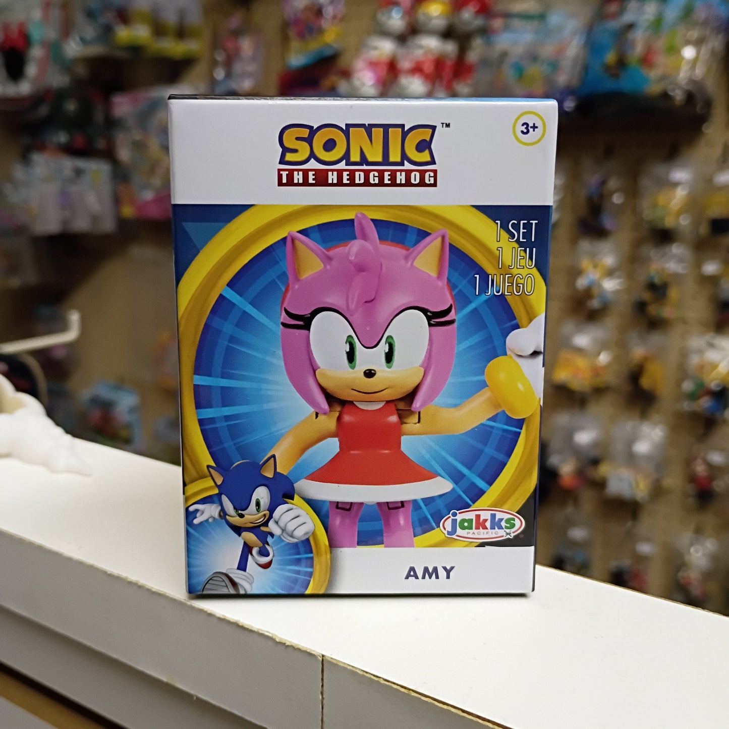 Amy Rose Jakks Pacific Sonic the Hedgehog 2.5 Inch Sealed Box Figure