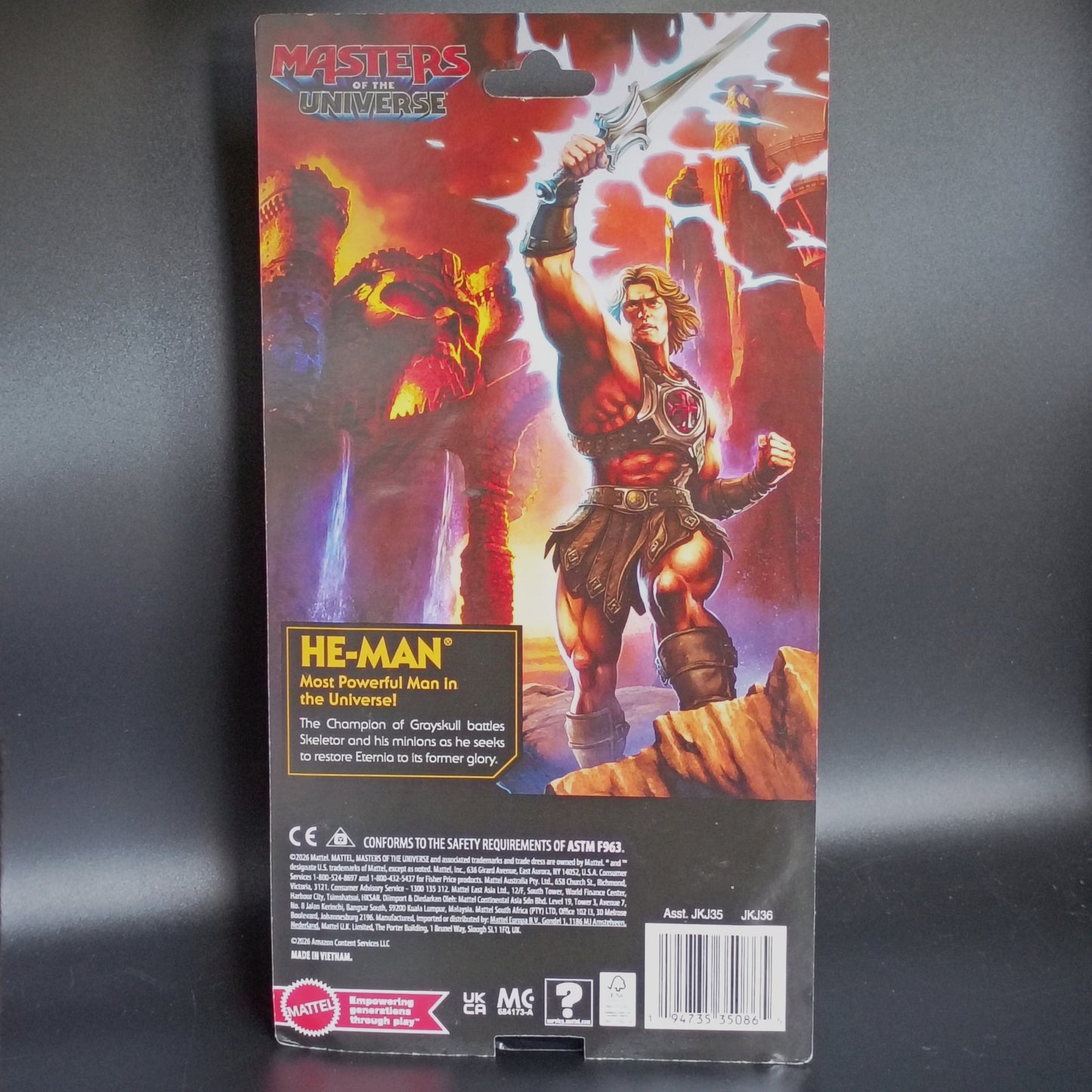 Masters of the Universe Origins He-Man 2026 Movie Action Figure