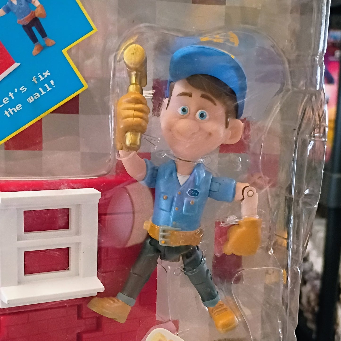 Disney Fix-It Felix Jr Swinging Hammer Wreck-It Ralph Good Action Figure Bad Box