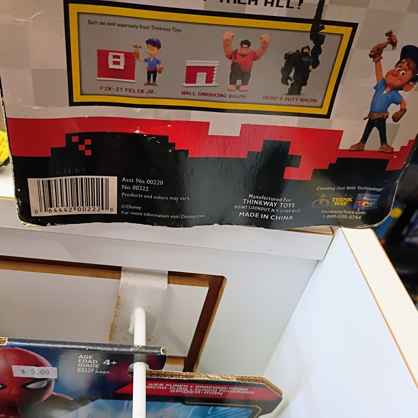 Disney Fix-It Felix Jr Swinging Hammer Wreck-It Ralph Good Action Figure Bad Box