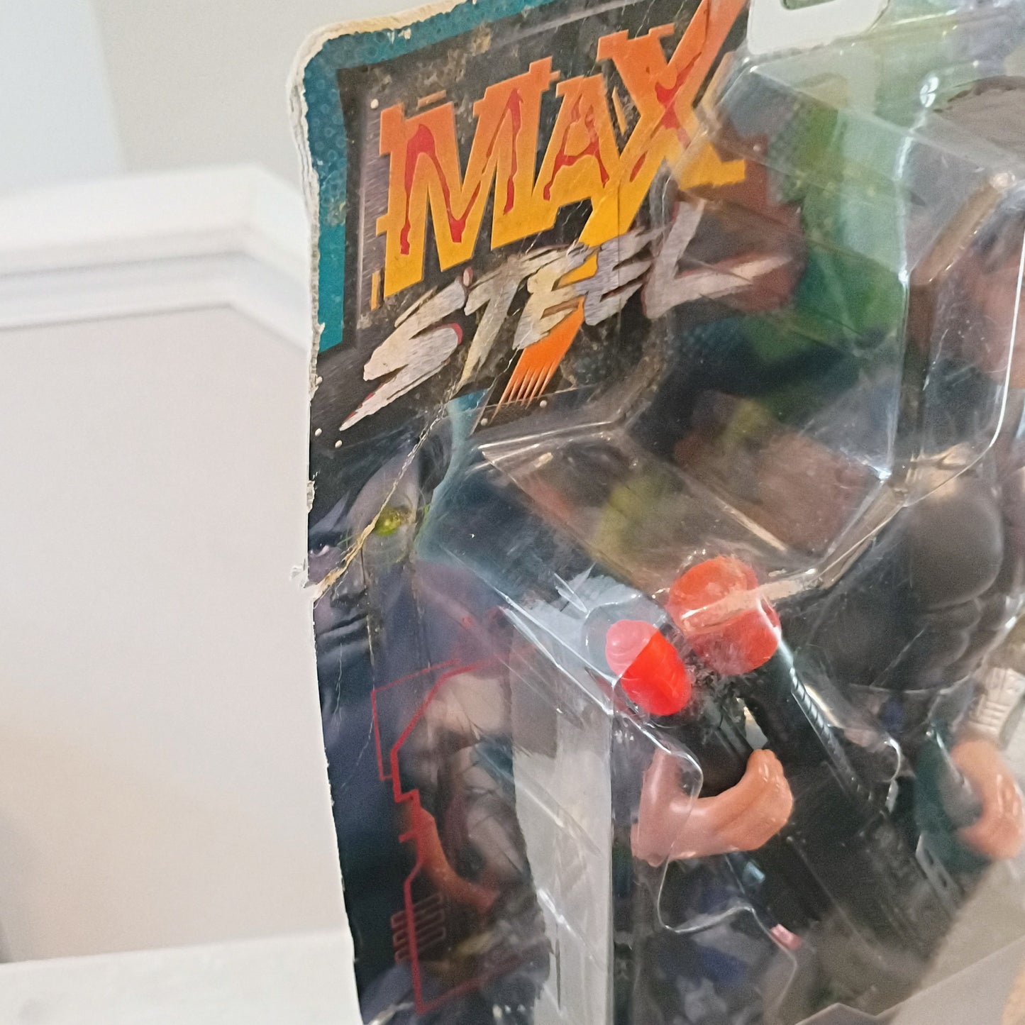 Max Steel N-Tek Force 12" Action Figure w/ Ultra Combat Rifle (Rough Box) 1999