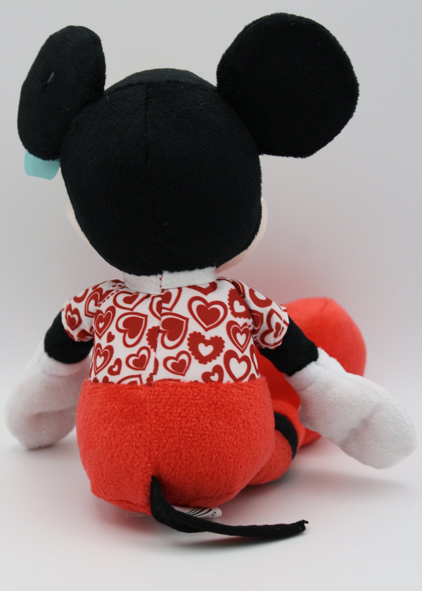 Disney Mickey Mouse Plush Toy 10 Inch Hearts Valentine's Day