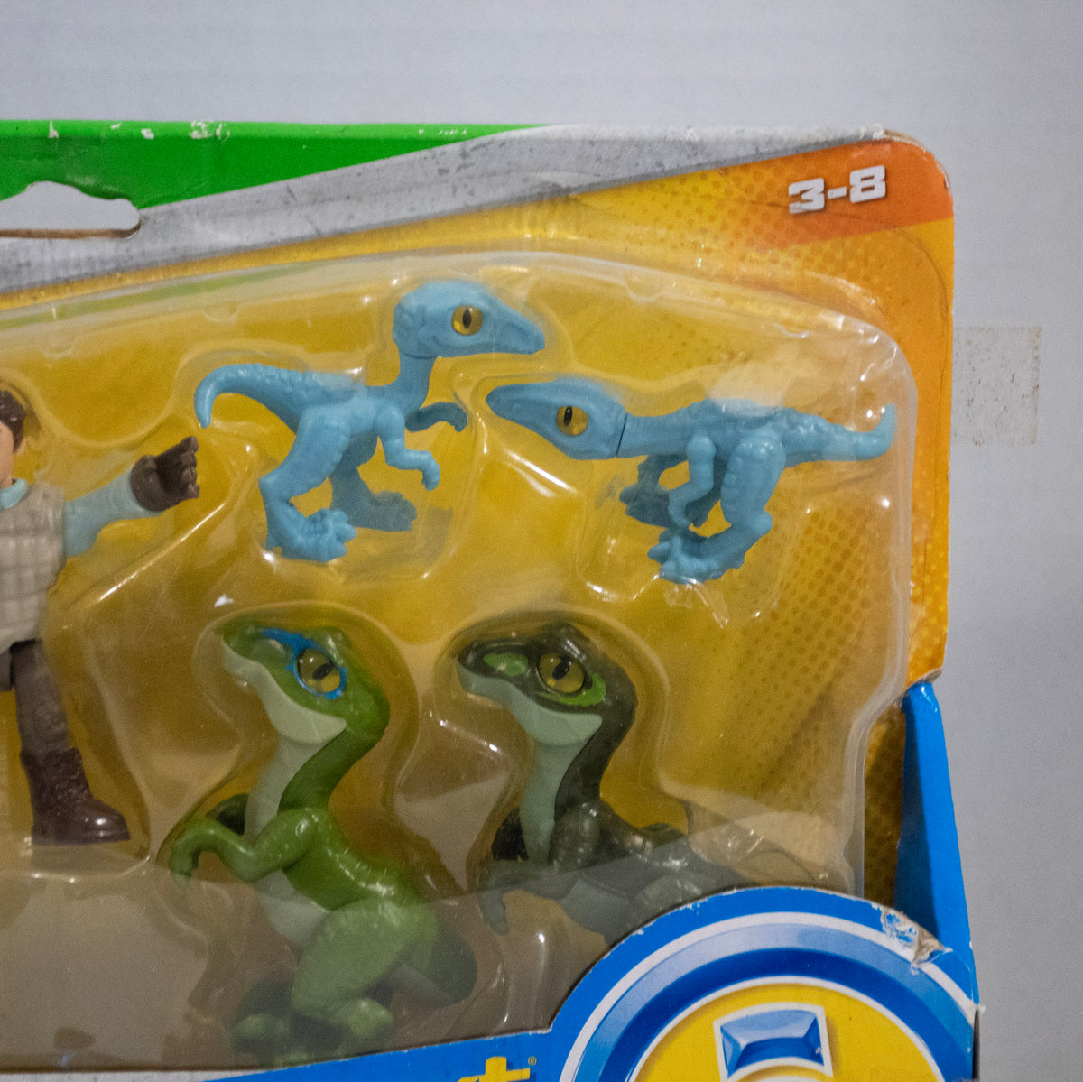 Imaginext Jurassic World Raptor Trainer Set 6 Raptors & Owen Figure