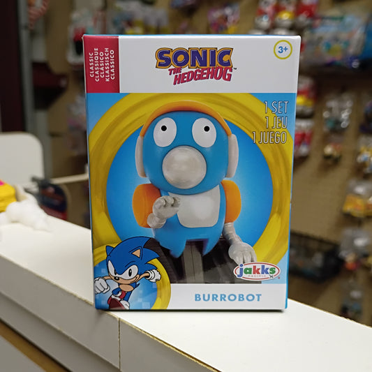 Jakks Pacific Sonic The Hedgehog Action Mini Figure Burrobot 2.5 Inch