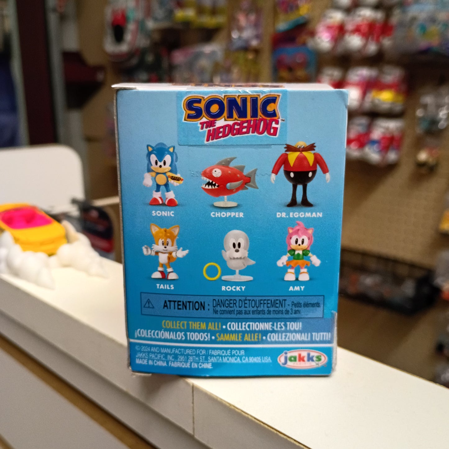 Jakks Pacific Sonic the Hedgehog Chopper 2.5 Inch Action Figure Robot Goldfish