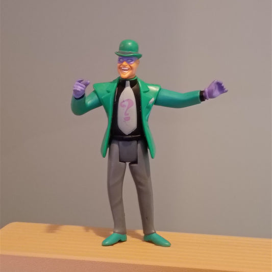 Kenner DC Comics Batman: The Animated Series Villain The Riddler Toy Figure 1992 4.5 Inch