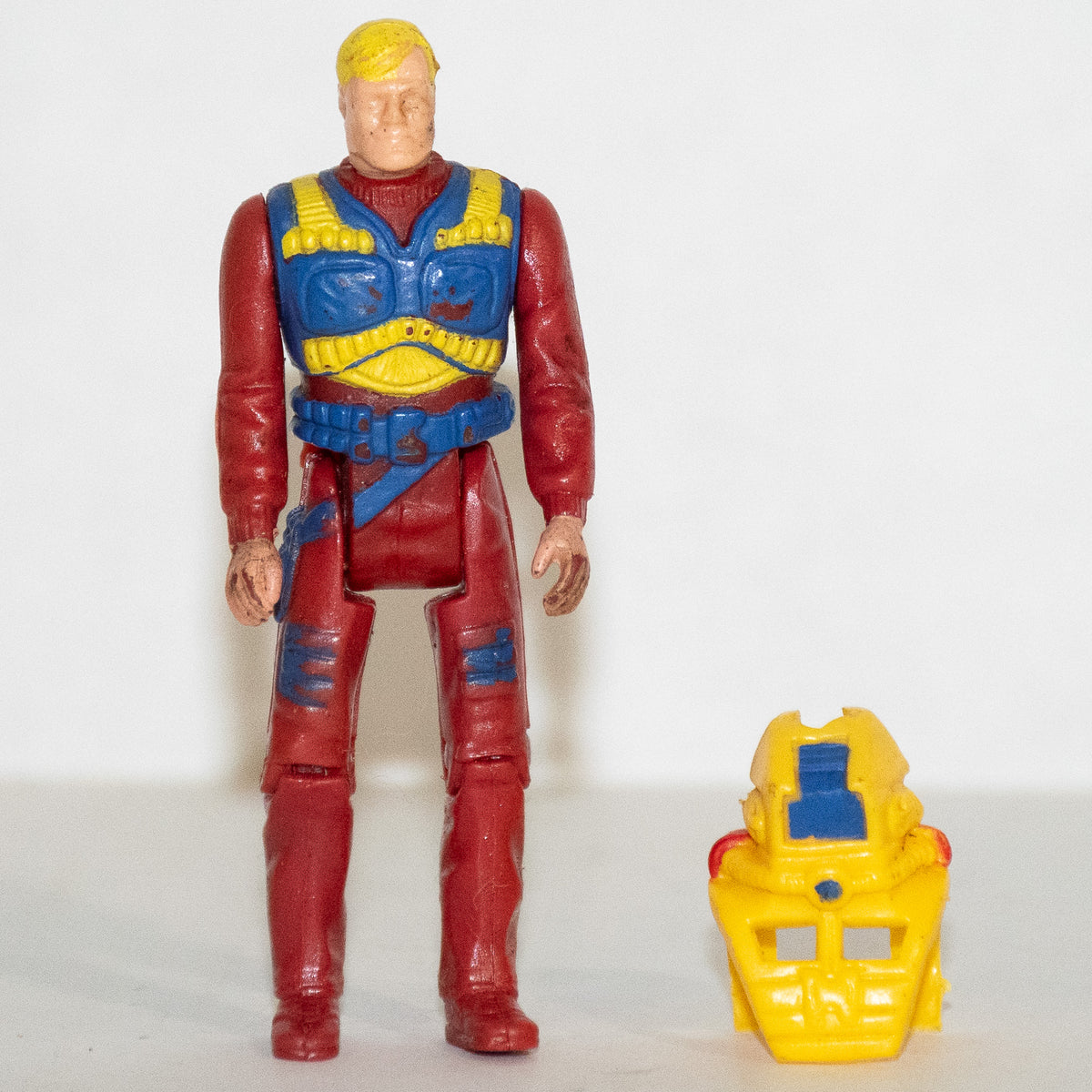 Kenner M.A.S.K. Coast Patrol Matt Trakker Marine Pack Figure & SOME Accessories (1986)