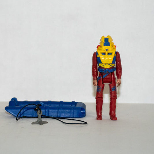 Kenner M.A.S.K. Coast Patrol Matt Trakker Marine Pack Figure & SOME Accessories (1986)