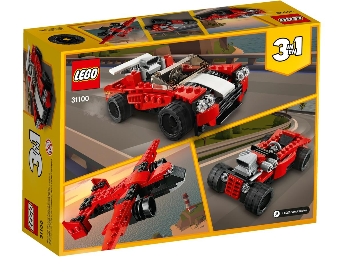 LEGO Creator 3in1 Sports Car Toy 31100 Building Kit (134 Pieces)