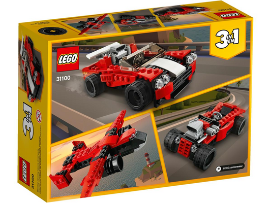 LEGO Creator 3in1 Sports Car Toy 31100 Building Kit (134 Pieces)