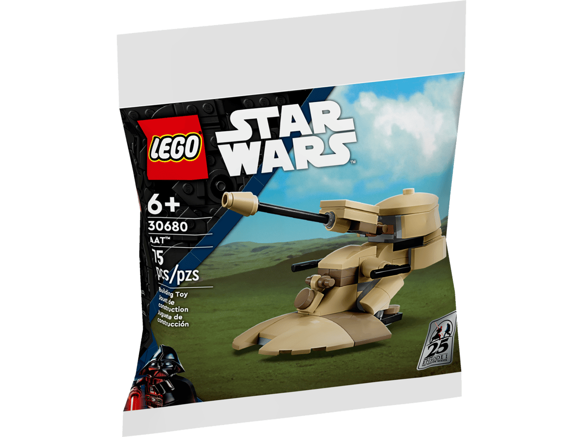 LEGO Star Wars AAT Polybag Set 30680 75 Pcs Phantom Menace 25th Anniversary Pack