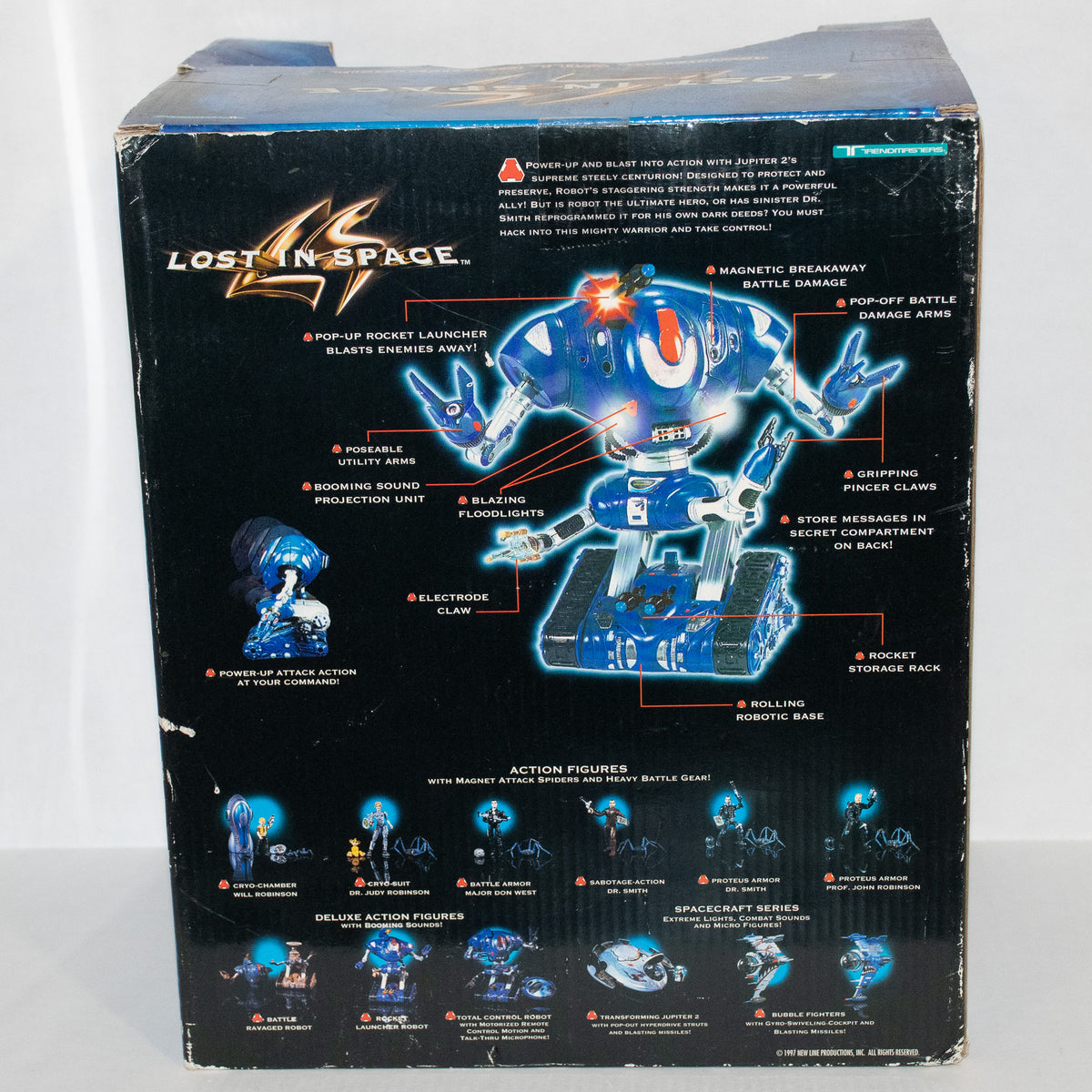 Lost In Space Robot with Lights and Battle Sounds 1997 Trendmasters