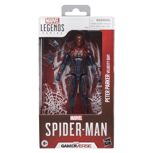 Marvel Legends Series Spider-Man Gamerverse Velocity Suit Peter Parker 6 Inch Figure