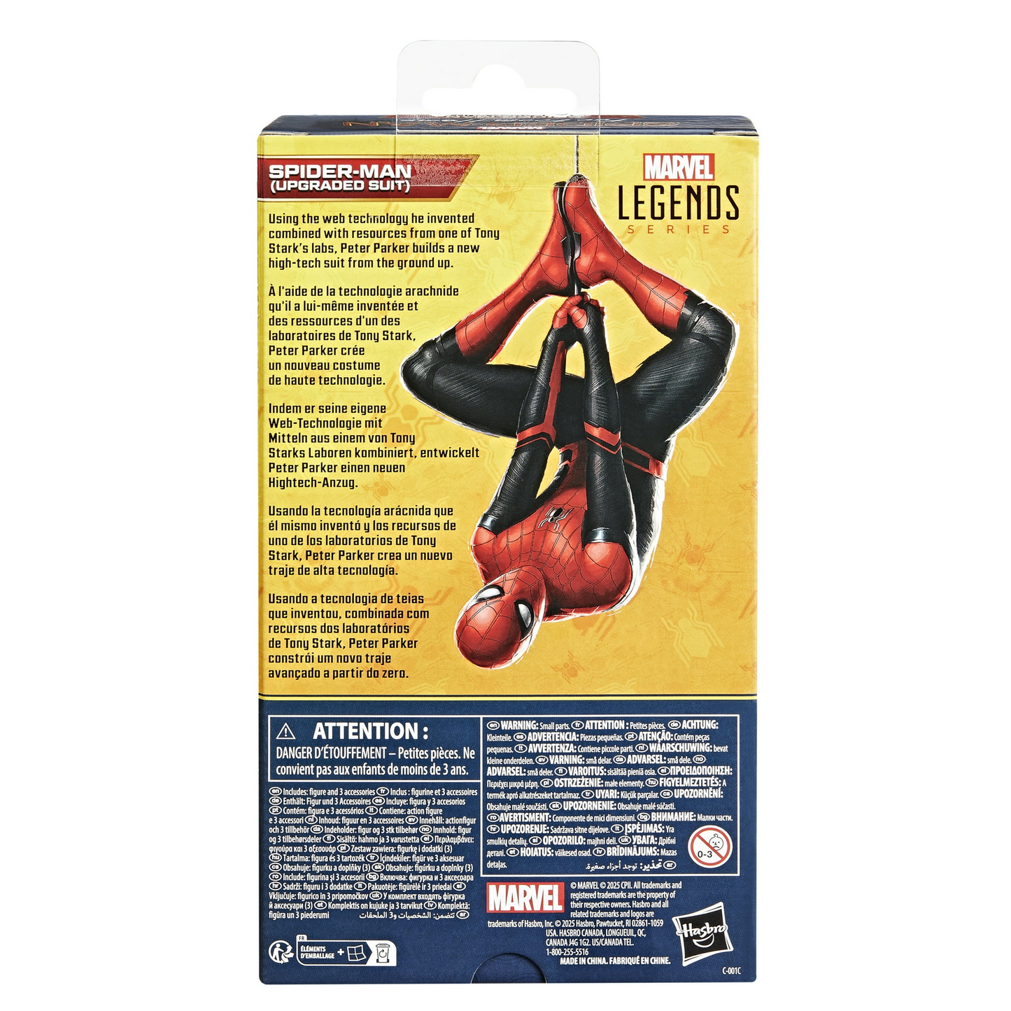 Marvel Legends Spider-Man Far From Home Upgraded Suit Action Figure Hasbro