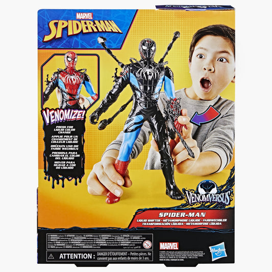 Marvel Spider-Man VenomVersus Spider-Man Liquid Shifter 11 Inch Figure