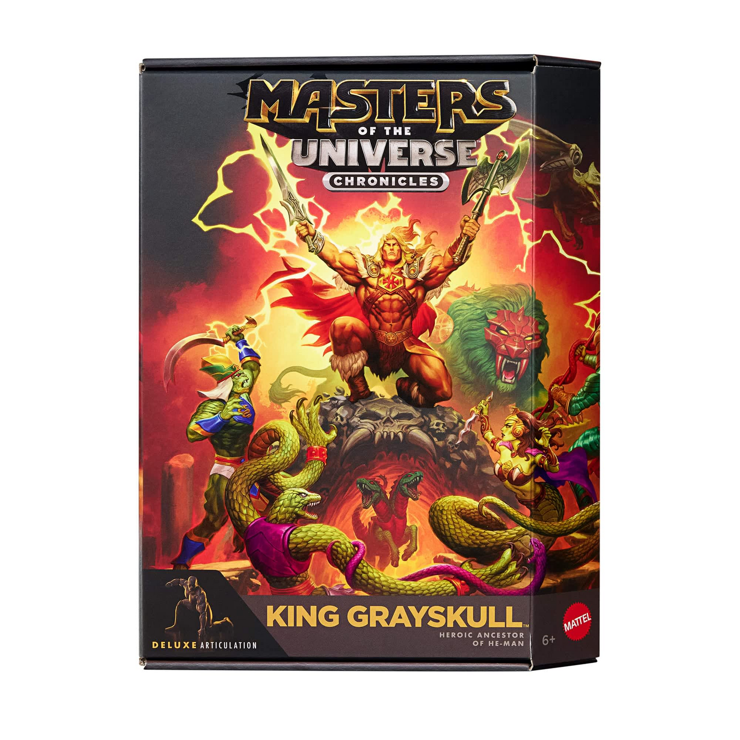 MOTU - Masters Of The Universe Chronicles King Grayskull Deluxe Action Figure