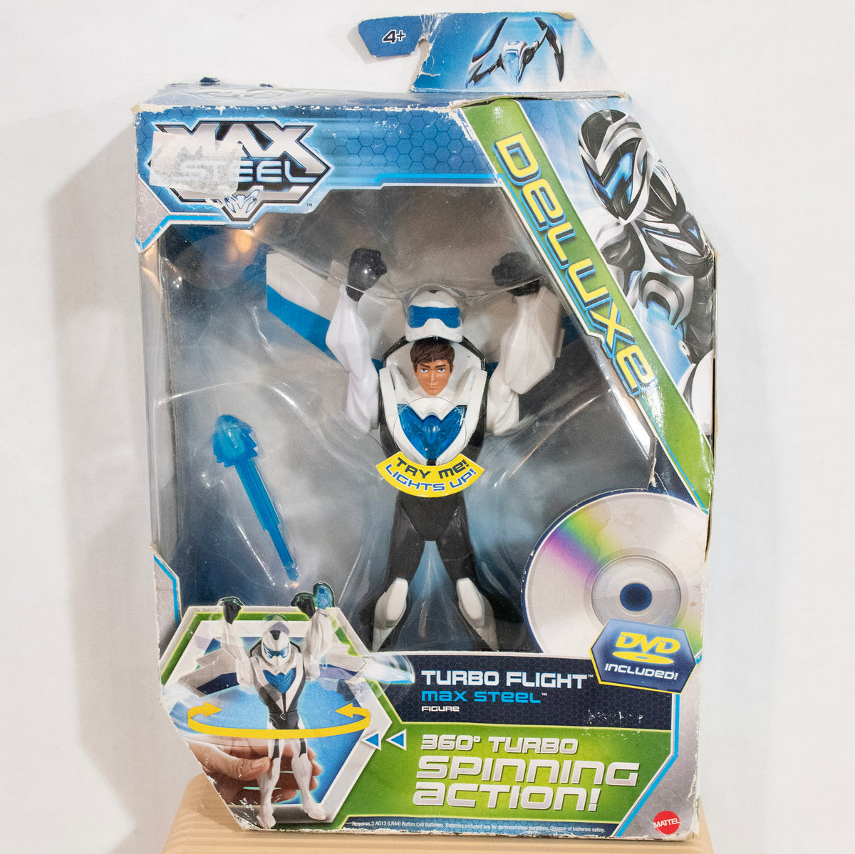 Max Steel 2013 Deluxe Turbo Flight 360° Turbo Spinning Action Figure