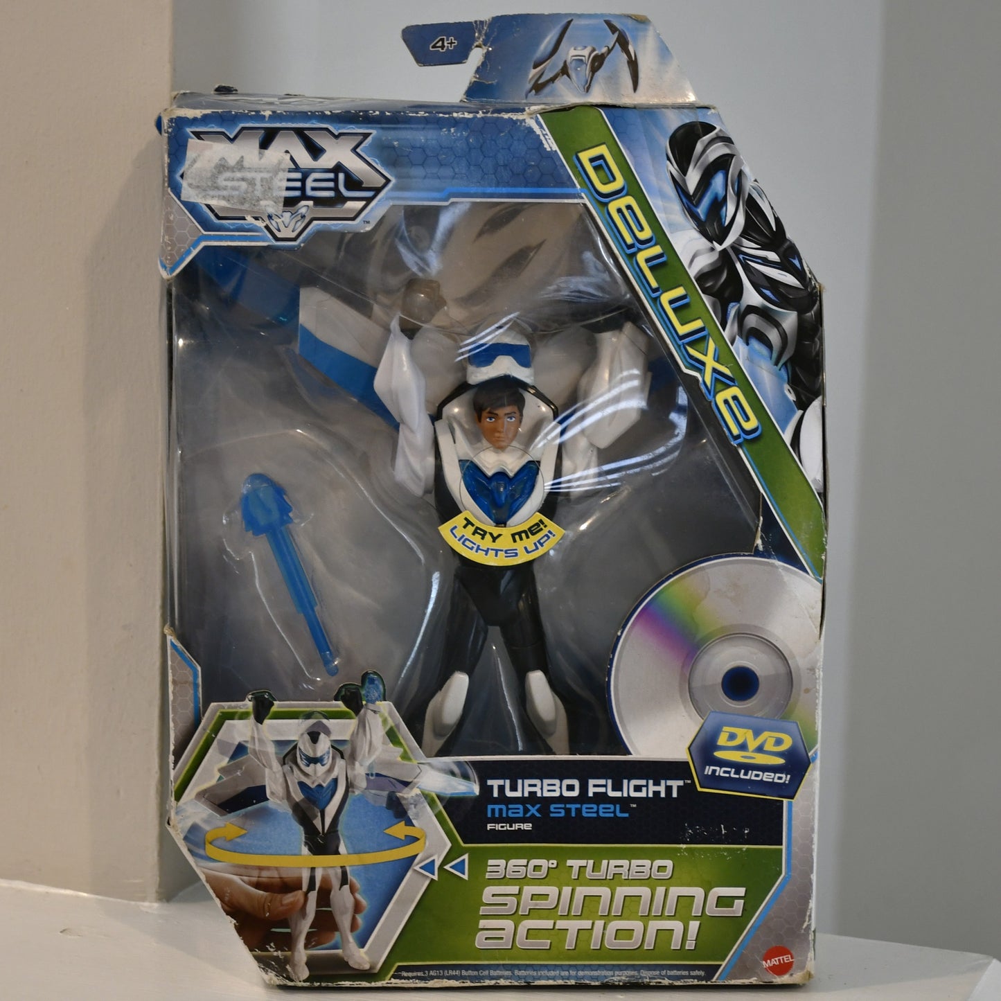 Max Steel 2013 Deluxe Turbo Flight 360° Turbo Spinning Action Figure