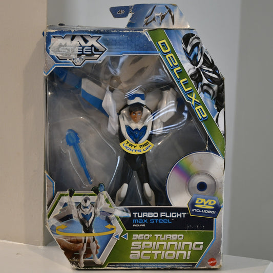 Max Steel 2013 Deluxe Turbo Flight 360° Turbo Spinning Action Figure