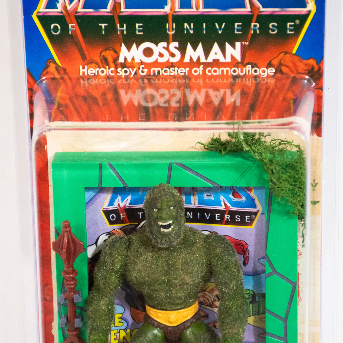 Moss Man Complete Vintage MOTU Masters Of The Universe 1985 w/ Stand