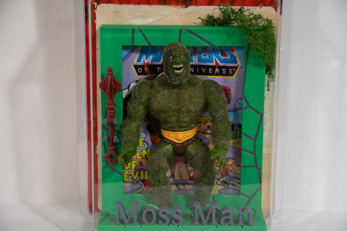 Moss Man Complete Vintage MOTU Masters Of The Universe 1985 w/ Stand